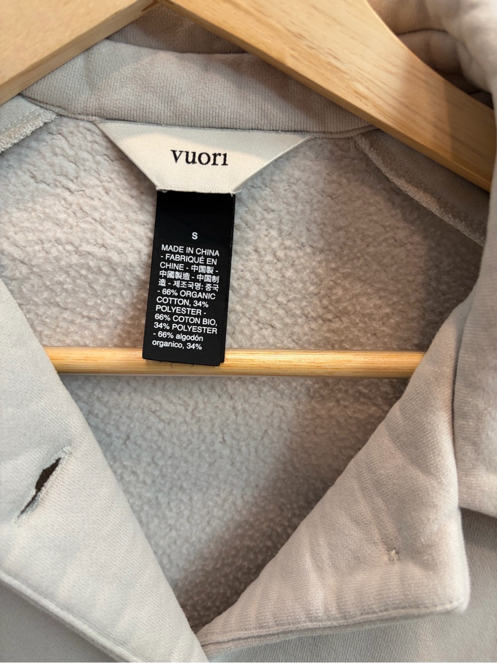 Vuori Cream Utility Shacket Jacket - Picture 2 of 3